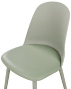 Set of 2 Dining Chairs FOMBY Light Green