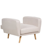 Armchair FLORLI Fabric Light Beige