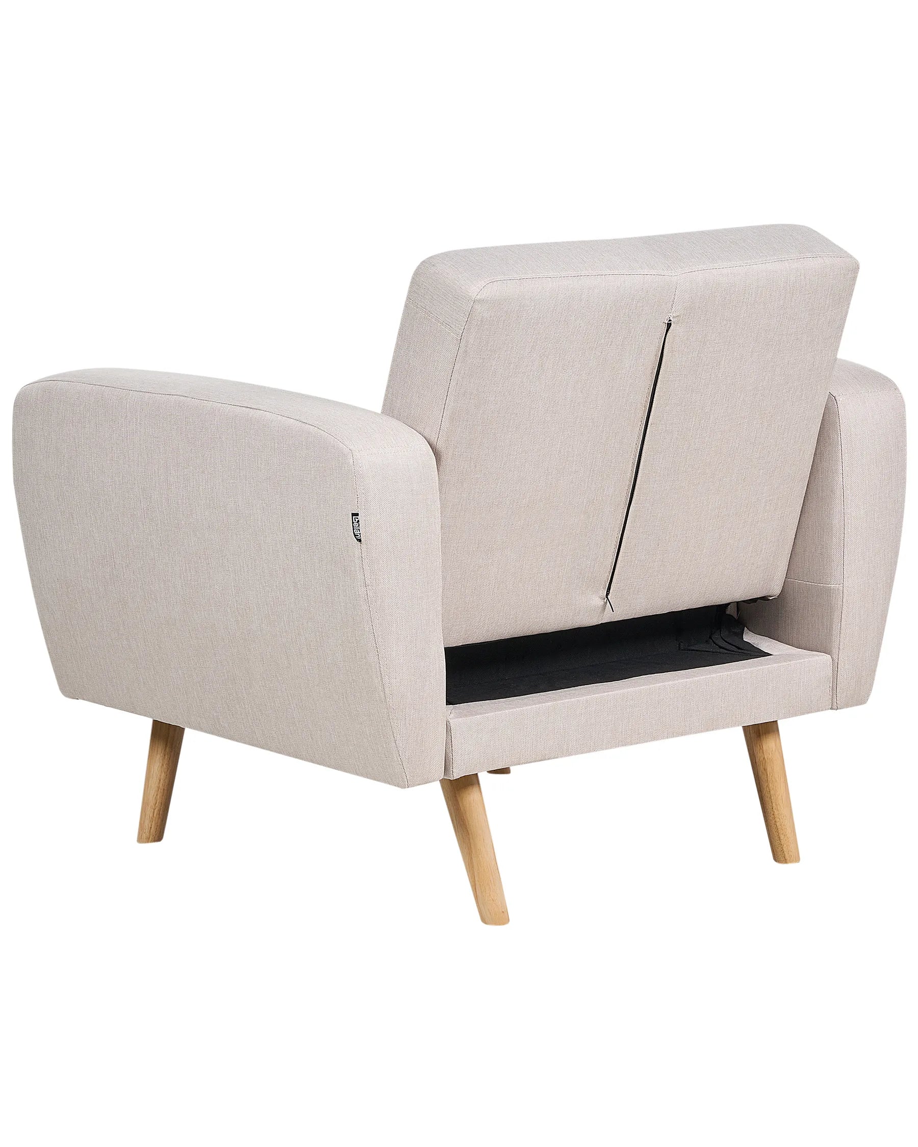 Armchair FLORLI Fabric Light Beige