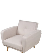 Armchair FLORLI Fabric Light Beige