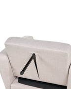 Armchair FLORLI Fabric Light Beige