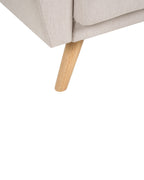 Armchair FLORLI Fabric Light Beige