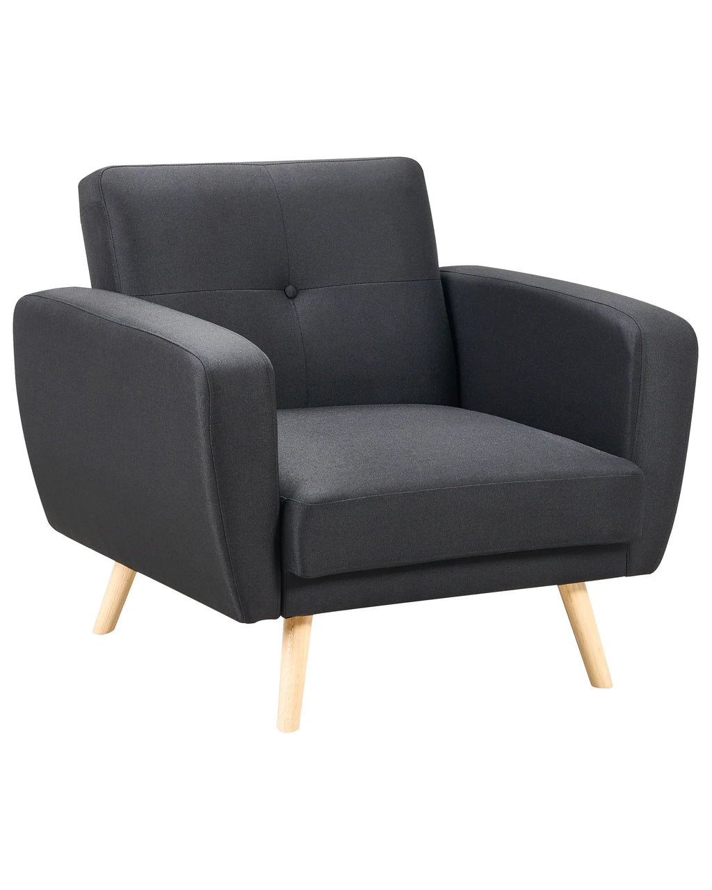 Recliner Chair FLORLI Fabric Black