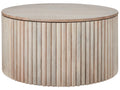 Coffee Table KIRKWOOD Mango Wood Light Brown with Storage