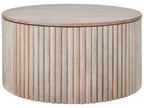 Coffee Table KIRKWOOD Mango Wood Light Brown with Storage
