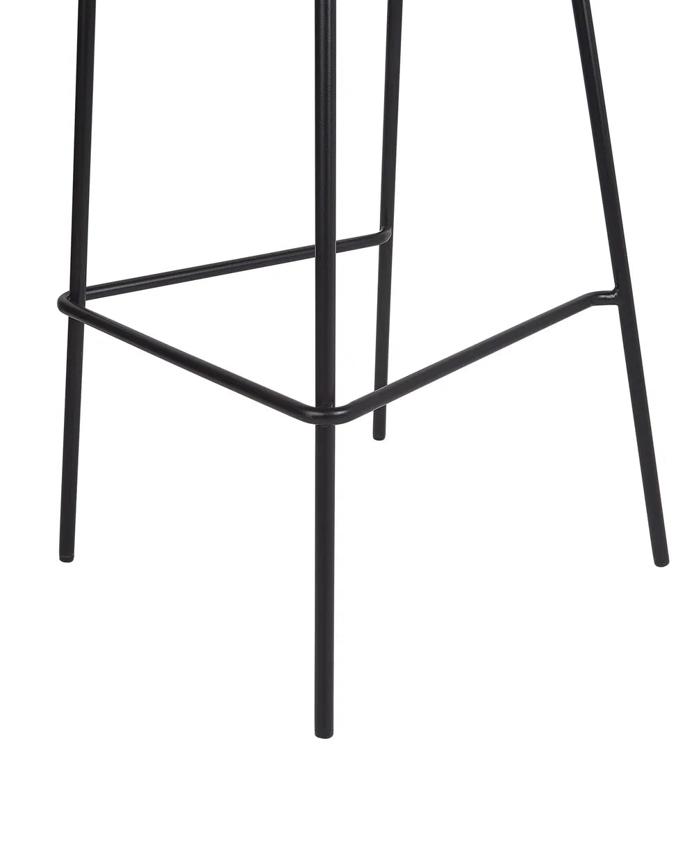 Set of 2 Bar Chairs LUANA Boucle Light Beige
