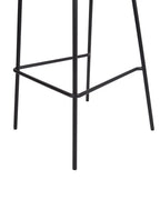 Set of 2 Bar Chairs LUANA Boucle Light Beige