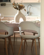 Set of 2 Dining Chairs UTICA White
