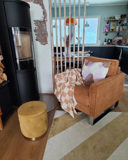 Armchair VIND Corduroy Light Brown