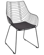 Set of 2 Dining Chairs ANNAPOLIS Metal Black
