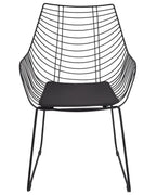Set of 2 Dining Chairs ANNAPOLIS Metal Black