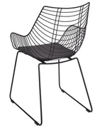 Set of 2 Dining Chairs ANNAPOLIS Metal Black