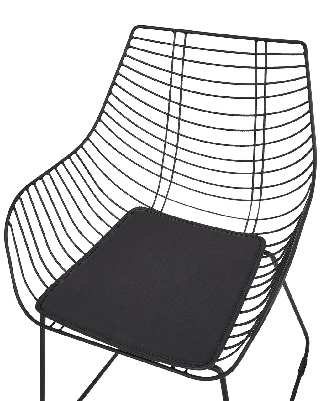 Set of 2 Dining Chairs ANNAPOLIS Metal Black