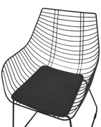 Set of 2 Dining Chairs ANNAPOLIS Metal Black