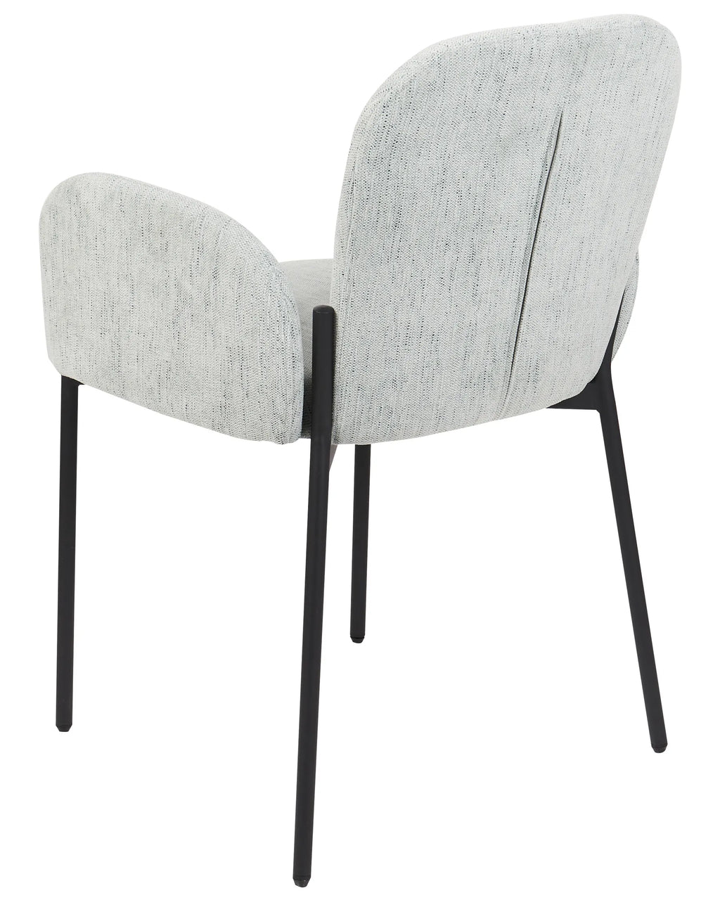 Set of 2 Dining Chairs ALBEE Fabric Mint Green