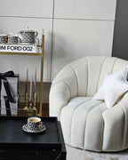 Armchair MALUNG Velvet Off-White