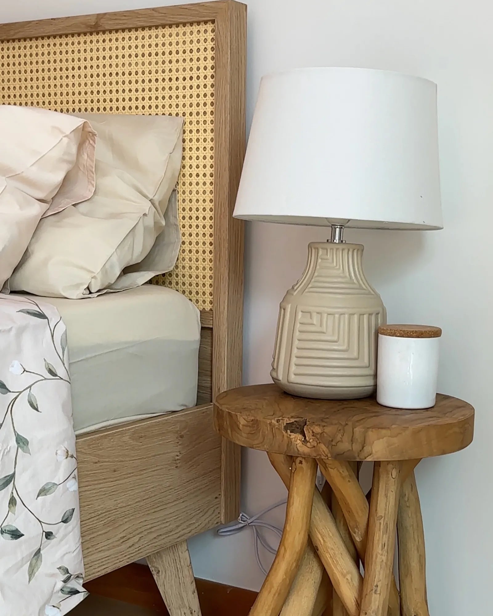 Side Table MERRITT Teak Wood Brown