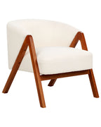 Armchair SKEI Boucle White