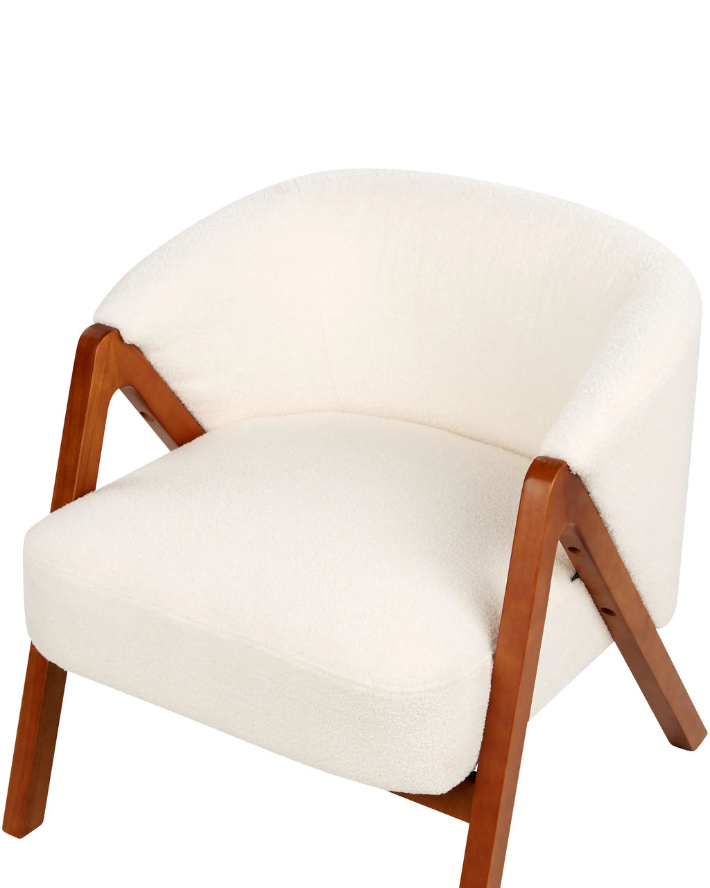 Armchair SKEI Boucle White