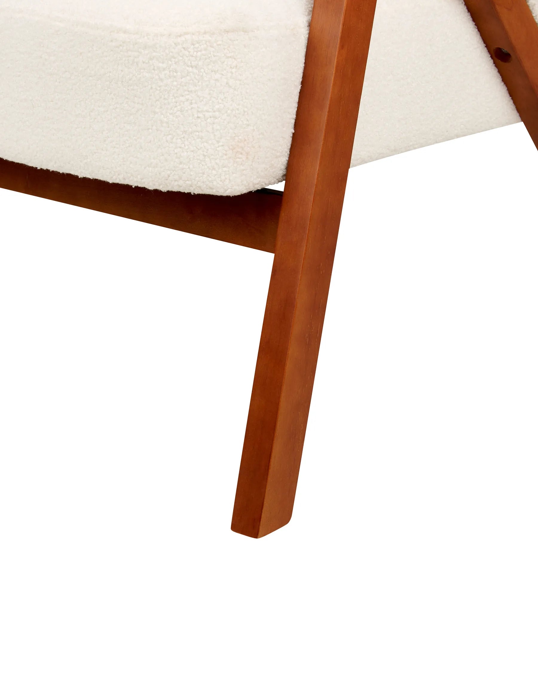 Armchair SKEI Boucle White
