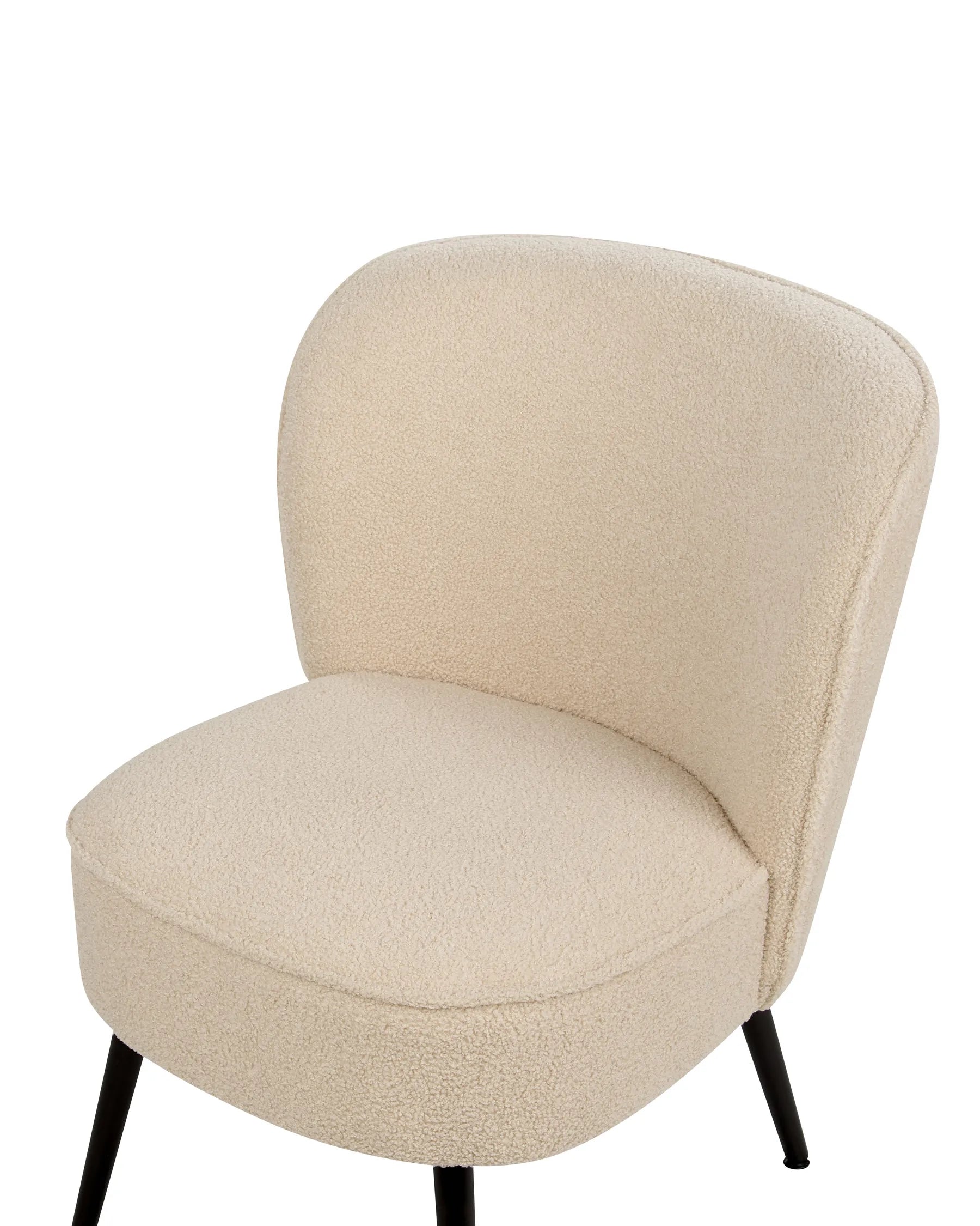 Armchair VOSS Boucle Light Beige