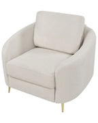 Armchair TROSA Fabric Light Beige