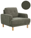 Armchair TUVE Corduroy Dark Green