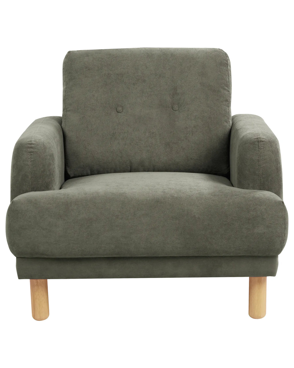 Armchair TUVE Corduroy Dark Green