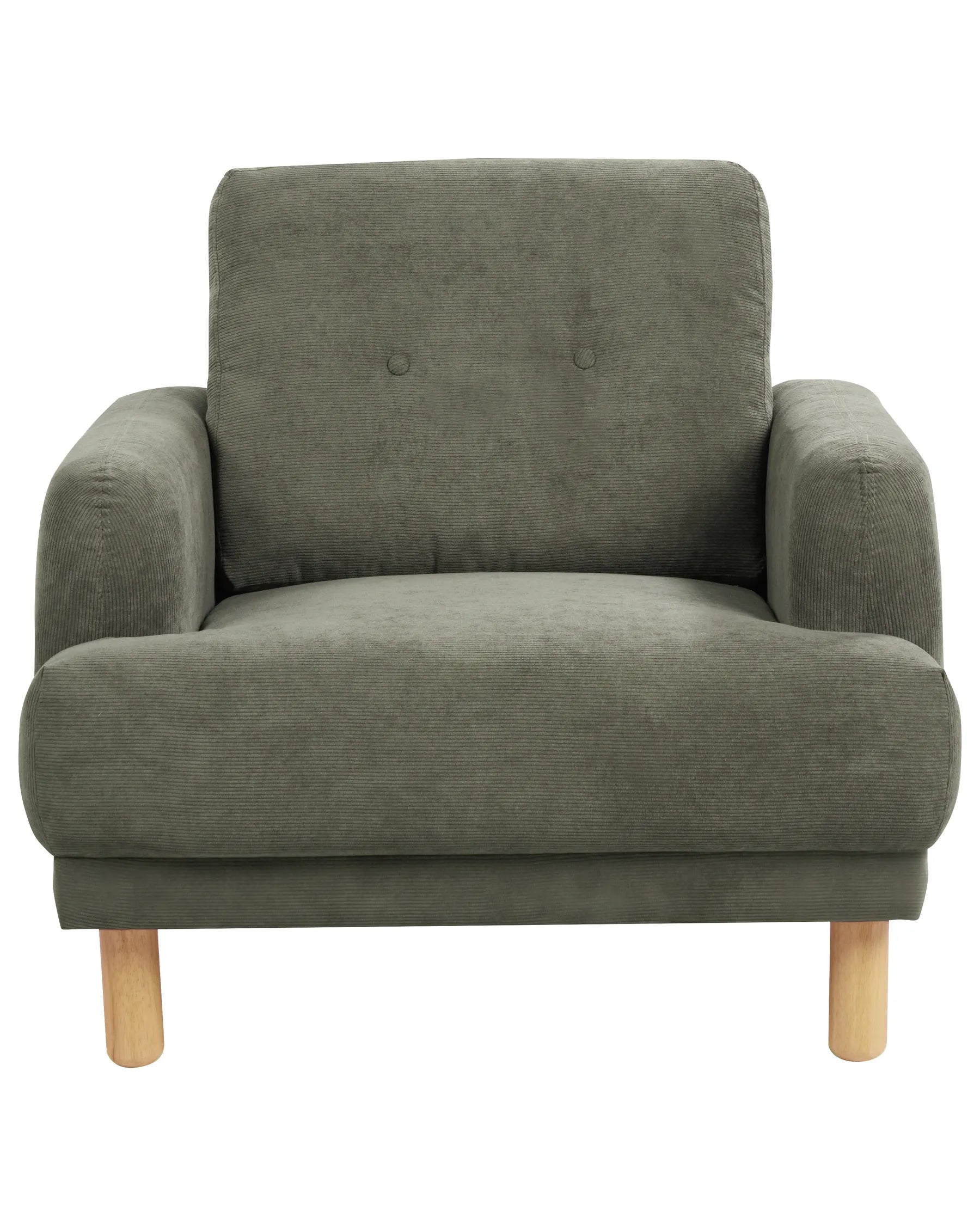 Armchair TUVE Corduroy Dark Green
