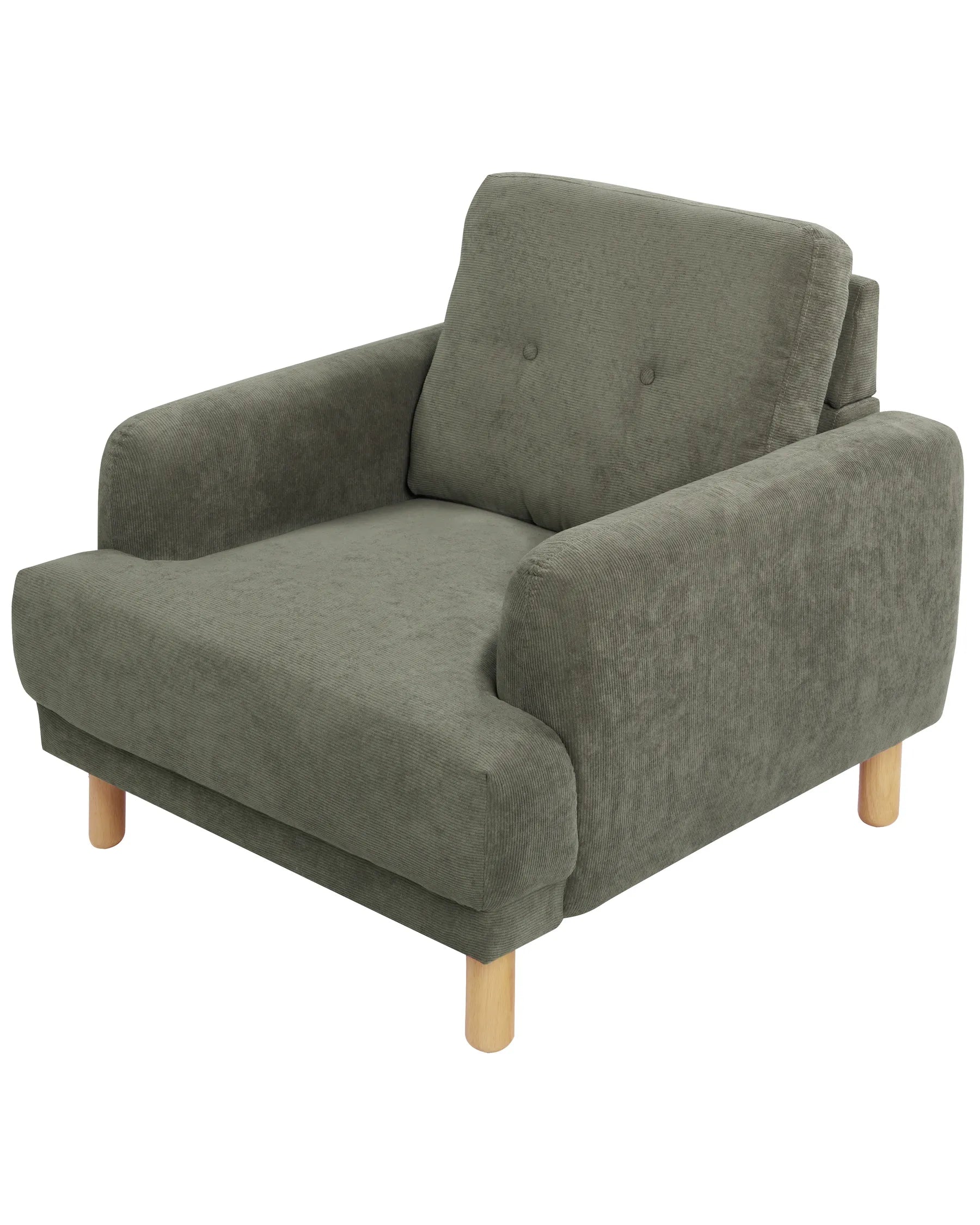 Armchair TUVE Corduroy Dark Green