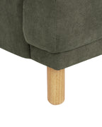 Armchair TUVE Corduroy Dark Green