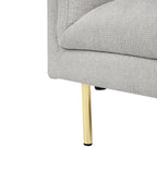 Armchair MOEN Fabric Light Grey