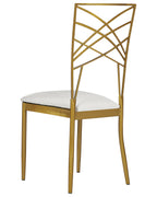 Set of 2 Dining Chairs GIRARD Metal Gold