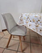 Set of 2 Dining Chairs DAKOTA II Velvet Taupe