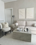 Armchair VOSS Boucle White