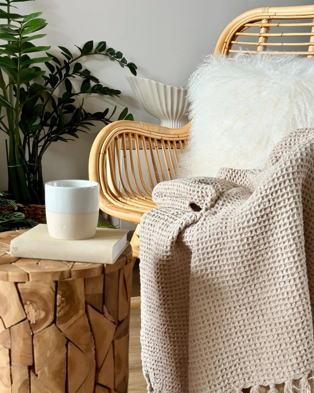 Dining Chair CANORA Rattan Natural
