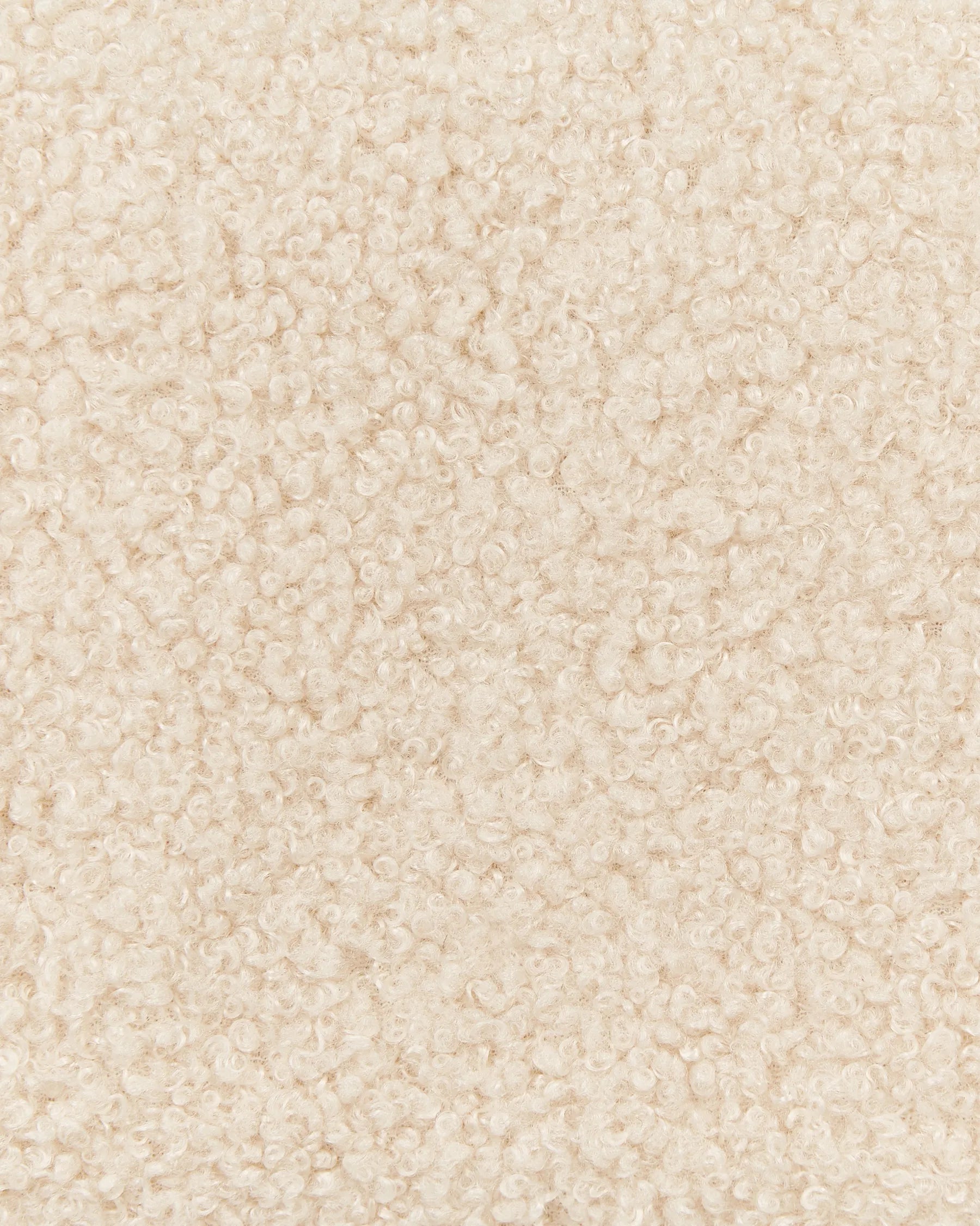 Set of 2 Bar Chairs ALLISON Boucle Light Beige