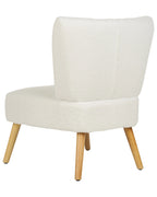 Armchair VAASA Boucle White