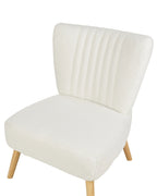 Armchair VAASA Boucle White