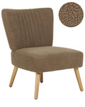 Armchair VAASA Boucle Brown
