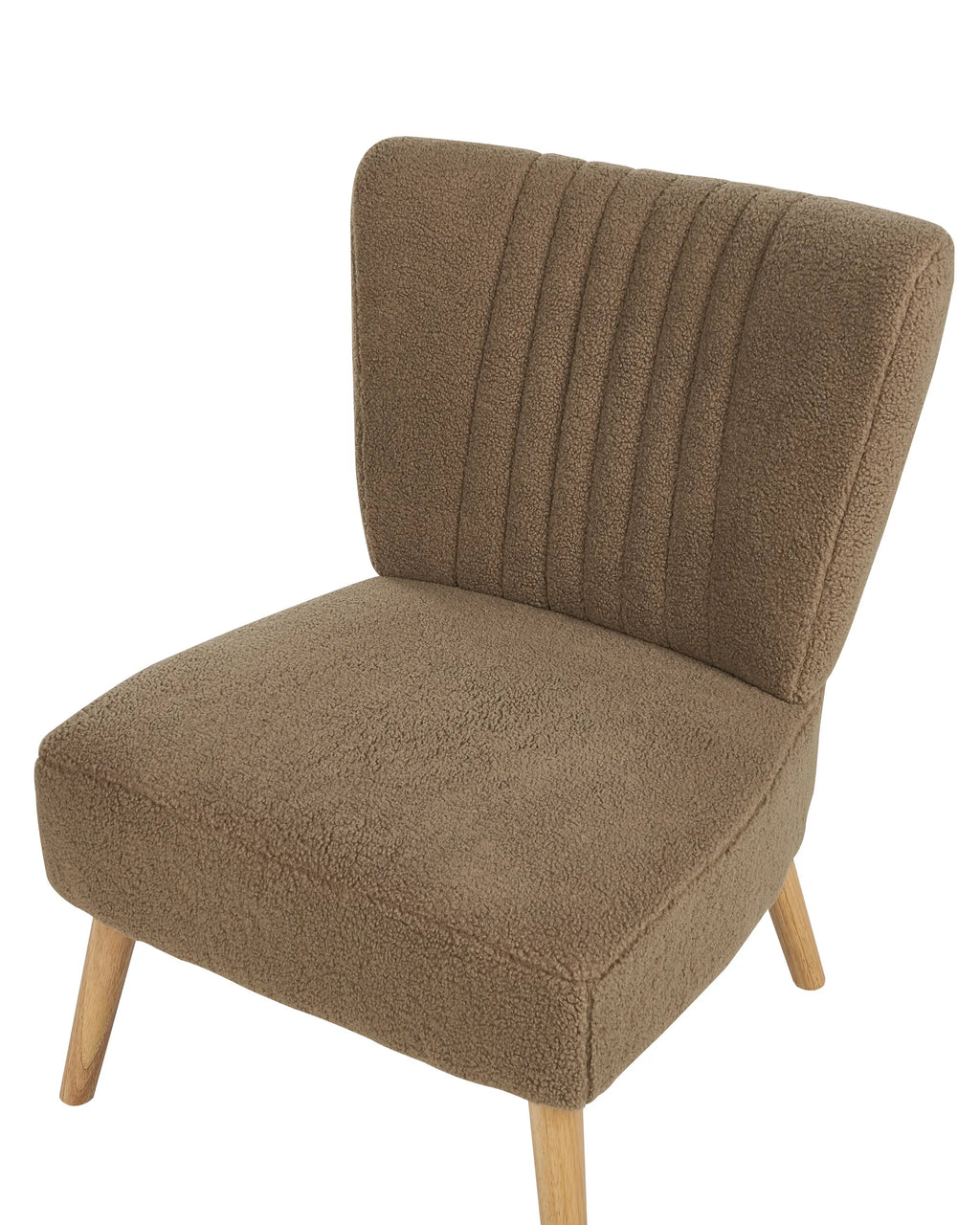 Armchair VAASA Boucle Brown