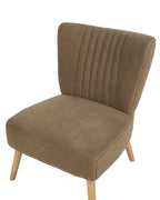 Armchair VAASA Boucle Brown