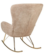 Rocking Chair ANASET Boucle Sand Beige