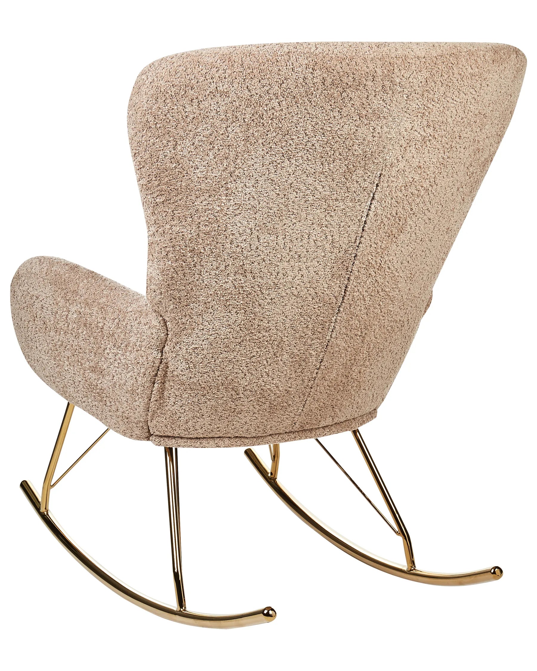 Rocking Chair ANASET Boucle Sand Beige