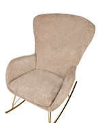 Rocking Chair ANASET Boucle Sand Beige