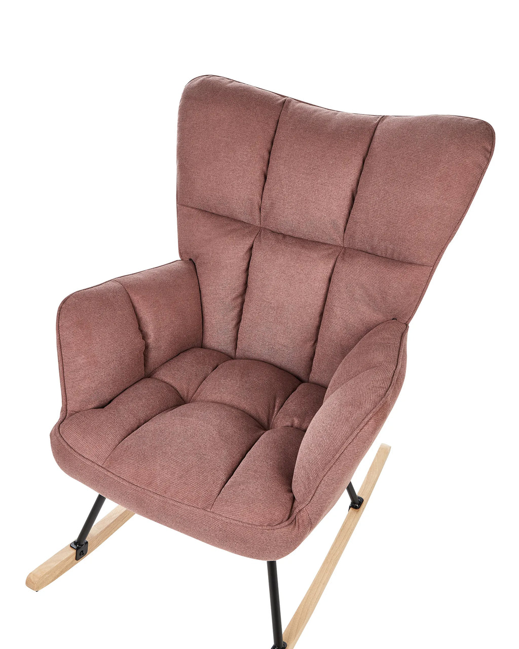 Rocking Chair OULU Fabric Pink