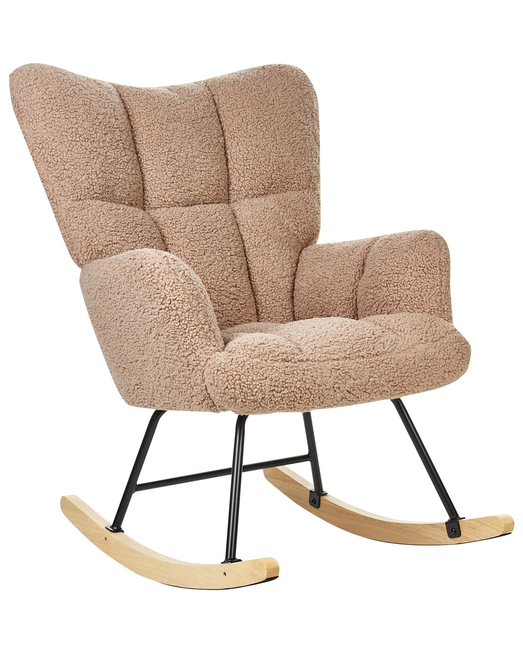 Rocking Chair OULU Boucle Sand Beige