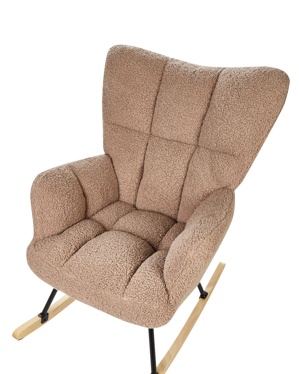 Rocking Chair OULU Boucle Sand Beige