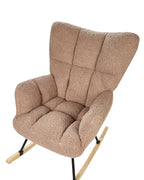 Rocking Chair OULU Boucle Sand Beige
