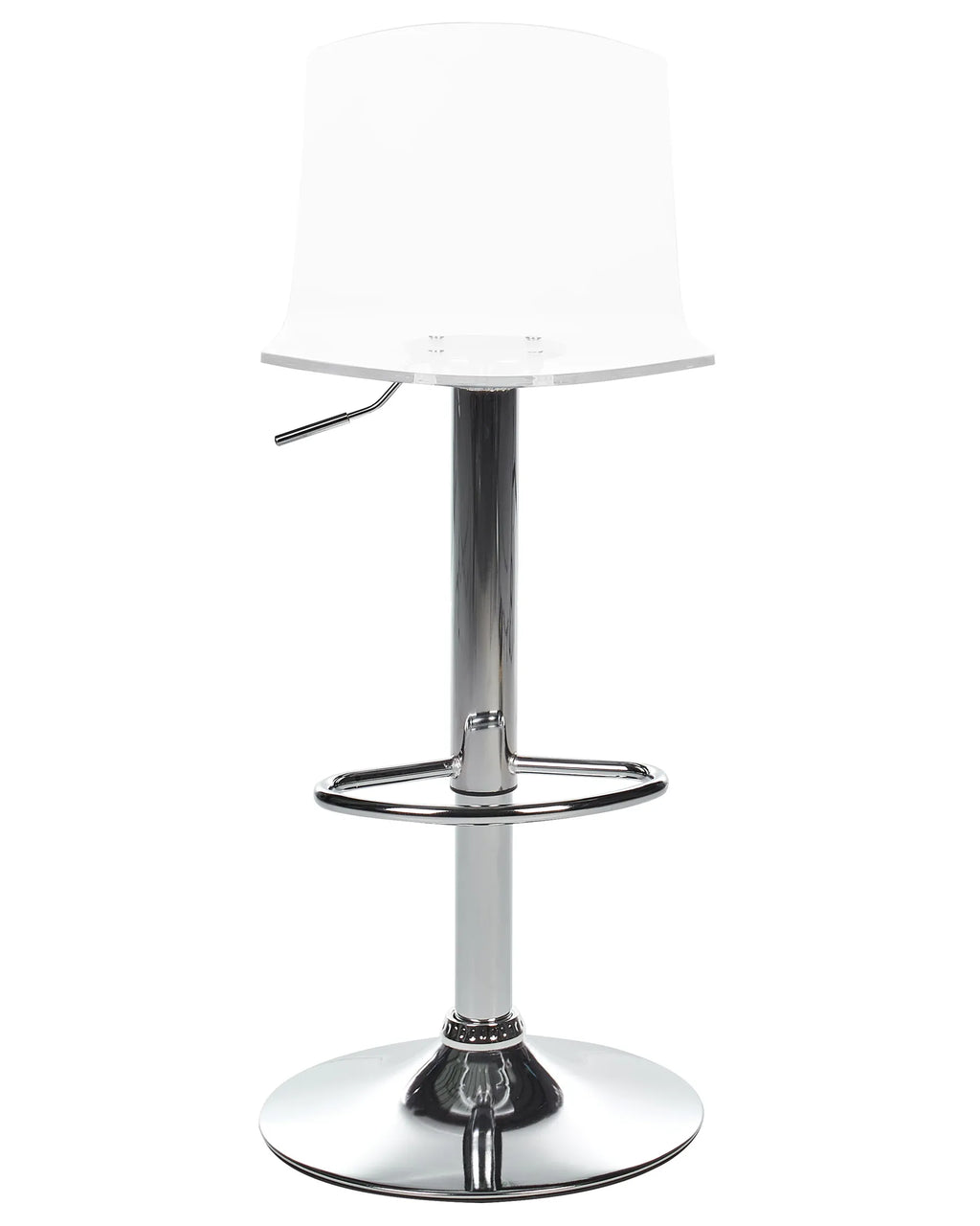 Set of 2 Bar Chairs IMOLA Swivel Transparent